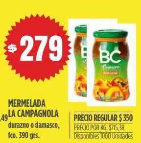 Supermercados Vea Mermelada la campagnola oferta