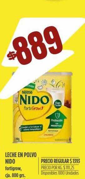 Supermercados Vea Leche en polvo nido oferta