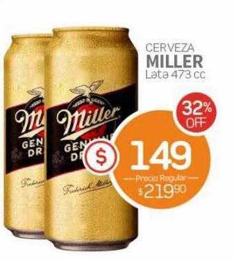 Alvear Cerveza miller oferta