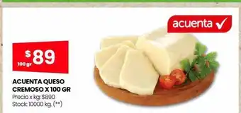 Changomas Acuenta queso cremoso oferta