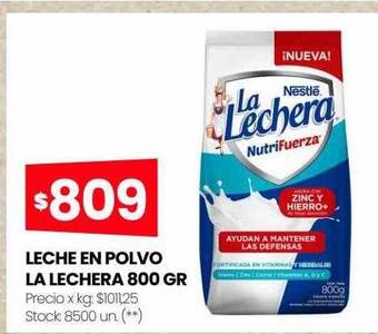 Changomas Leche en polvo la lechera oferta