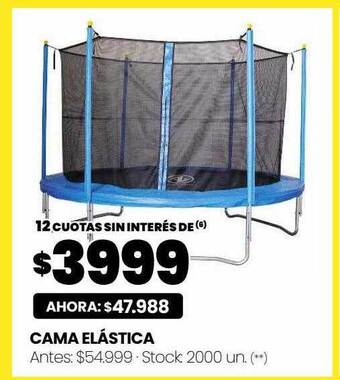 Changomas Cama elástica oferta