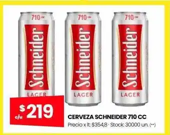 Changomas Cerveza schneider oferta