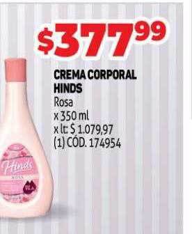 Makro Crema corporal hinds oferta