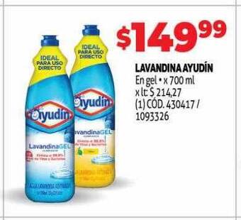 Makro Lavandina ayudín oferta