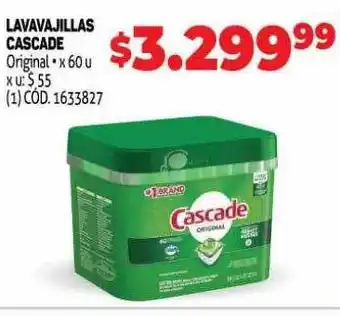 Makro Lavavajillas cascade oferta