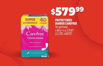 Makro Protectores diarios carefree oferta