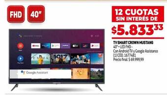 Makro Tv smart crown mustang oferta