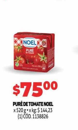 Makro Puré de tomate noel oferta
