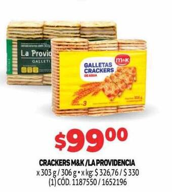 Makro Crackers m&k la providencia oferta