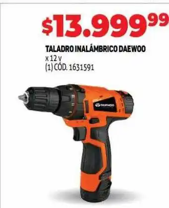 Taladro inalámbrico daewoo
