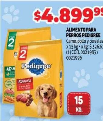 Makro Alimento para perros pedigree oferta