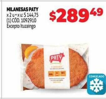 Makro Milanesas paty oferta