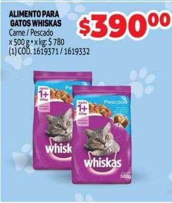 Makro Alimento para gatos whiskas oferta