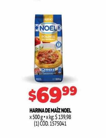 Makro Harina de maíz noel oferta