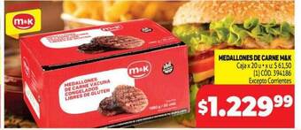 Makro Medallones de carne m&k oferta