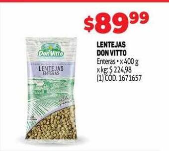 Makro Lentejas don vitto oferta