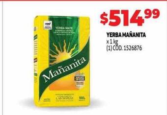 Makro Yerba mañanita oferta