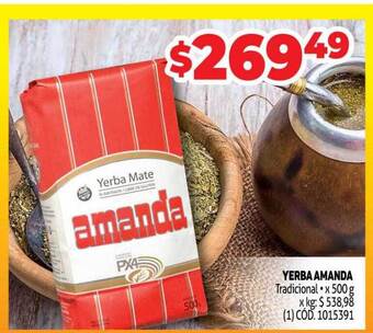 Makro Yerba amanda oferta