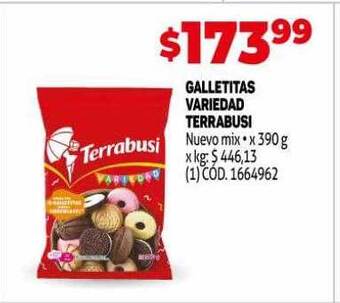 Makro Galletitas variedad terrabusi oferta