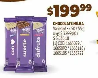 Makro Chocolate milka oferta