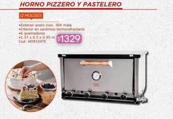 Horno pizzero y pastelero