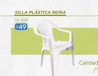 Silla plástica reina