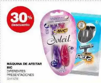 Atomo Conviene Máquina de afeitar bic 30% descuento oferta