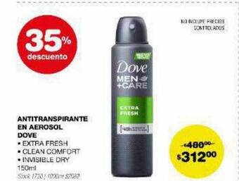 Atomo Conviene Antitranspirante en aerosol dove 35% descuento oferta
