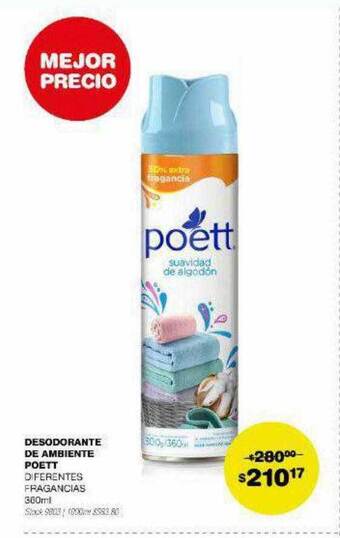 Atomo Conviene Desodorante de ambiente poett oferta