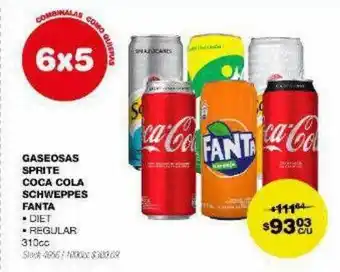 Atomo Conviene Gaseosa sprite coca cola schweppes fanta oferta