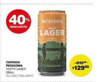 Atomo Conviene Cerveza patagonia 40% descuento oferta