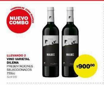 Atomo Conviene Vino varietal dilema oferta