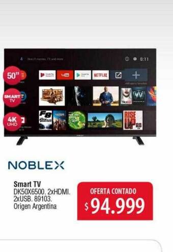 Authogar Noblex smart tv oferta