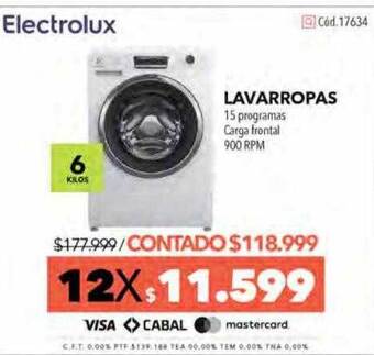 Nexon Electrolux lavarropas oferta