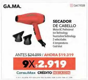 Nexon Ga.ma. secador de cabello oferta