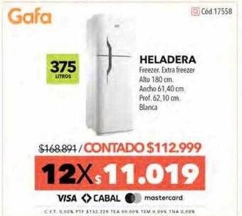 Nexon Heladera oferta