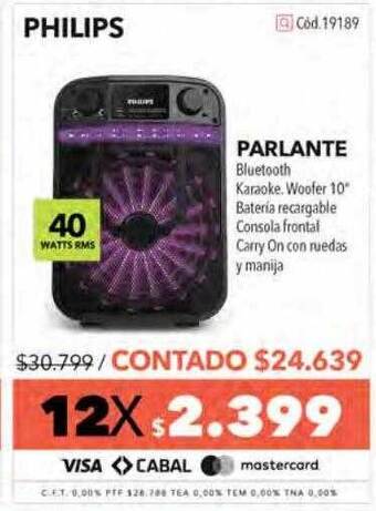 Nexon Philips parlante oferta