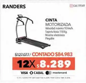 Nexon Randers cinta motorizada oferta