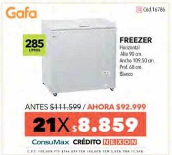 Nexon Gafa freezer oferta