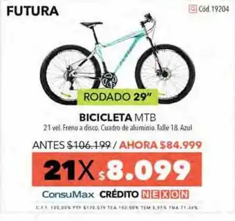 Nexon Futura bicicleta mtb oferta
