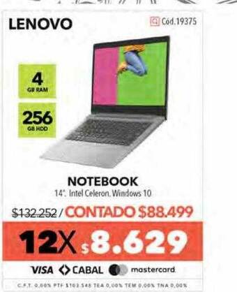 Nexon Lenovo notebook oferta