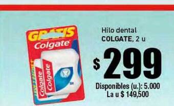 Cooperativa Obrera Hilo dental colgate oferta