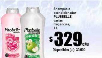 Cooperativa Obrera Shampoo o acondicionador plusbelle varias fragancias oferta