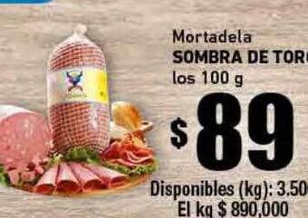 Cooperativa Obrera Mortadela sombra de toro oferta