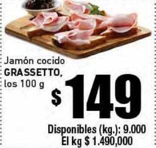 Cooperativa Obrera Jamón cocido grassetto oferta