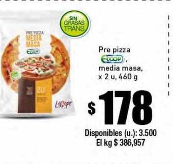 Cooperativa Obrera Pre pizza ecoop media masa oferta