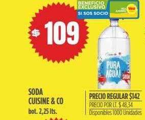 Supermercados Vea Soda cuisine & co oferta