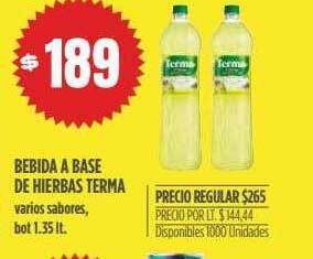 Supermercados Vea Bebida a base de hierbas terma oferta