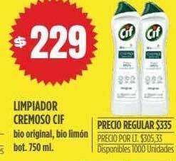 Supermercados Vea Limpiador cremoso cif oferta